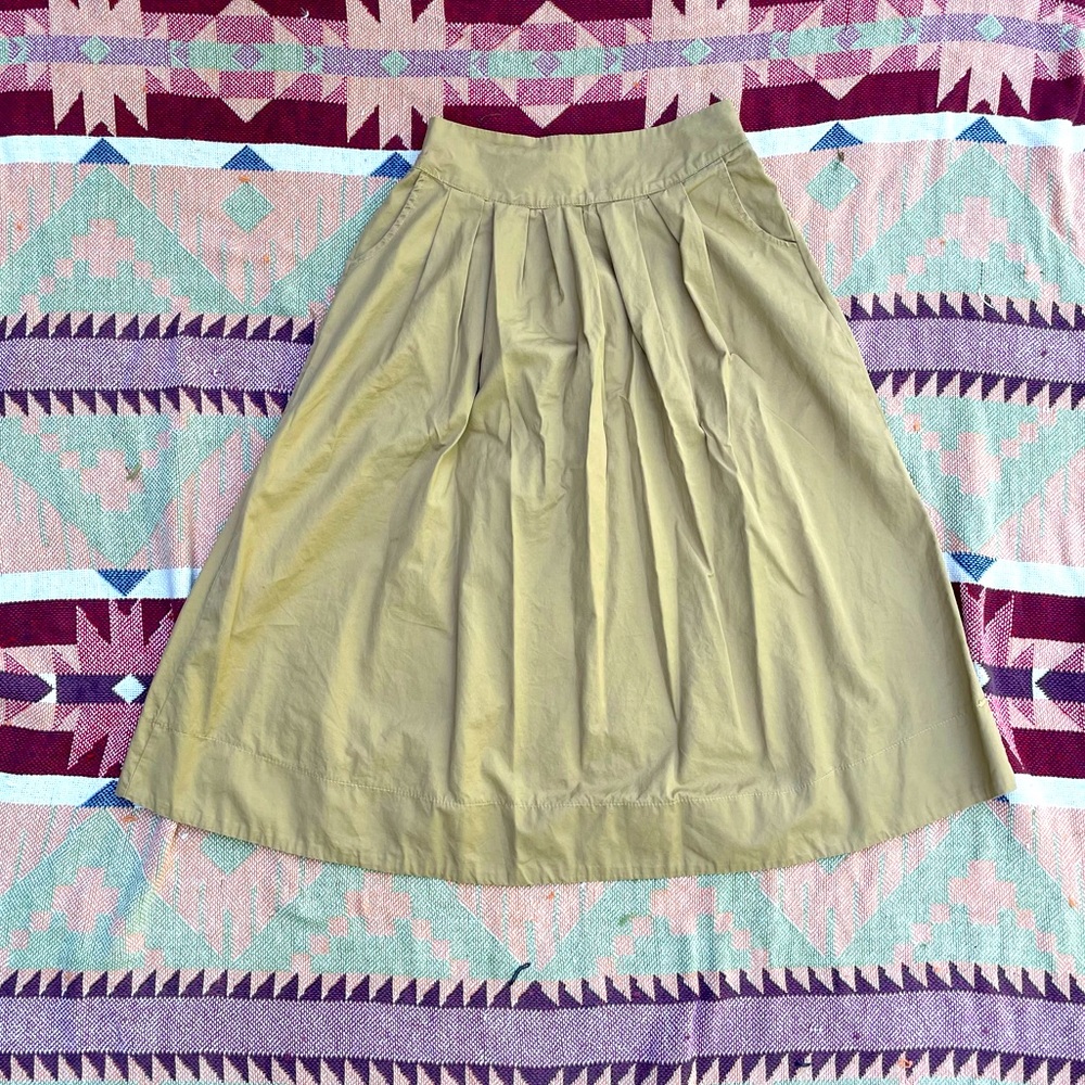 Khaki skirt size XS / S